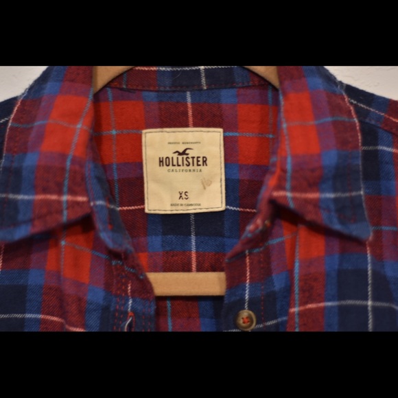 Hollister plaid long sleeve shirt - Picture 3 of 3